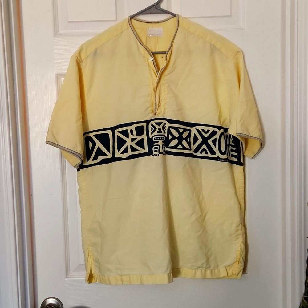 VINTAGE PUMARE TAHITI HANG 8 MENS SHIRT
